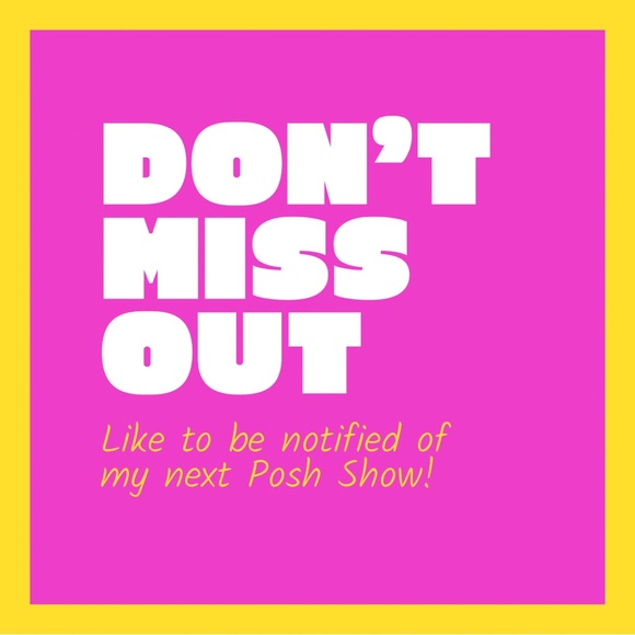 🌟 LIKE to be notified of my next Posh Show! - Picture 1 of 1